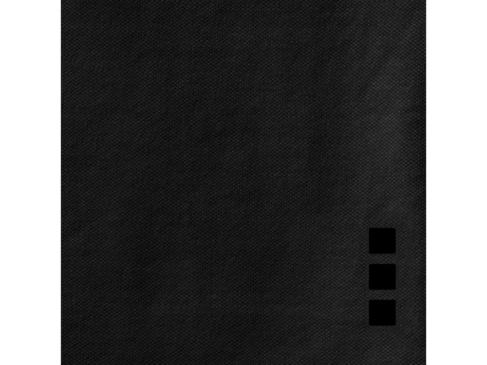 Рубашка поло "Markham" мужская, серый антрацит/черный, S - фото 6