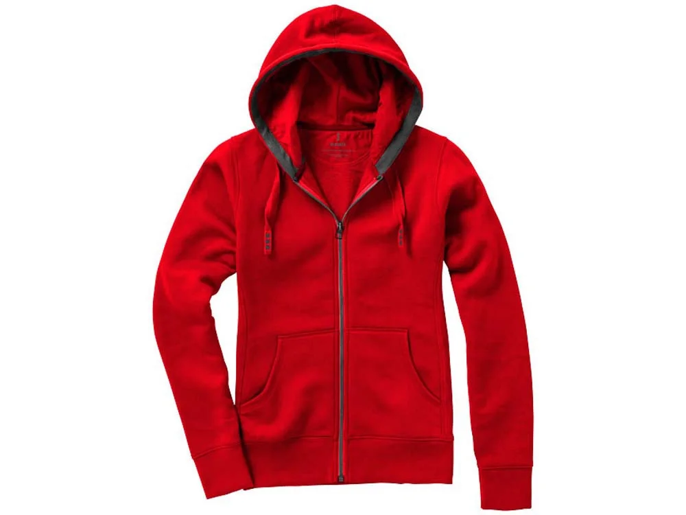 Толстовка «Arora» женская с капюшоном, красный, S - фото 13