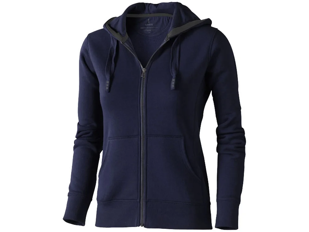 Толстовка Arora женская с капюшоном темно-синий XL