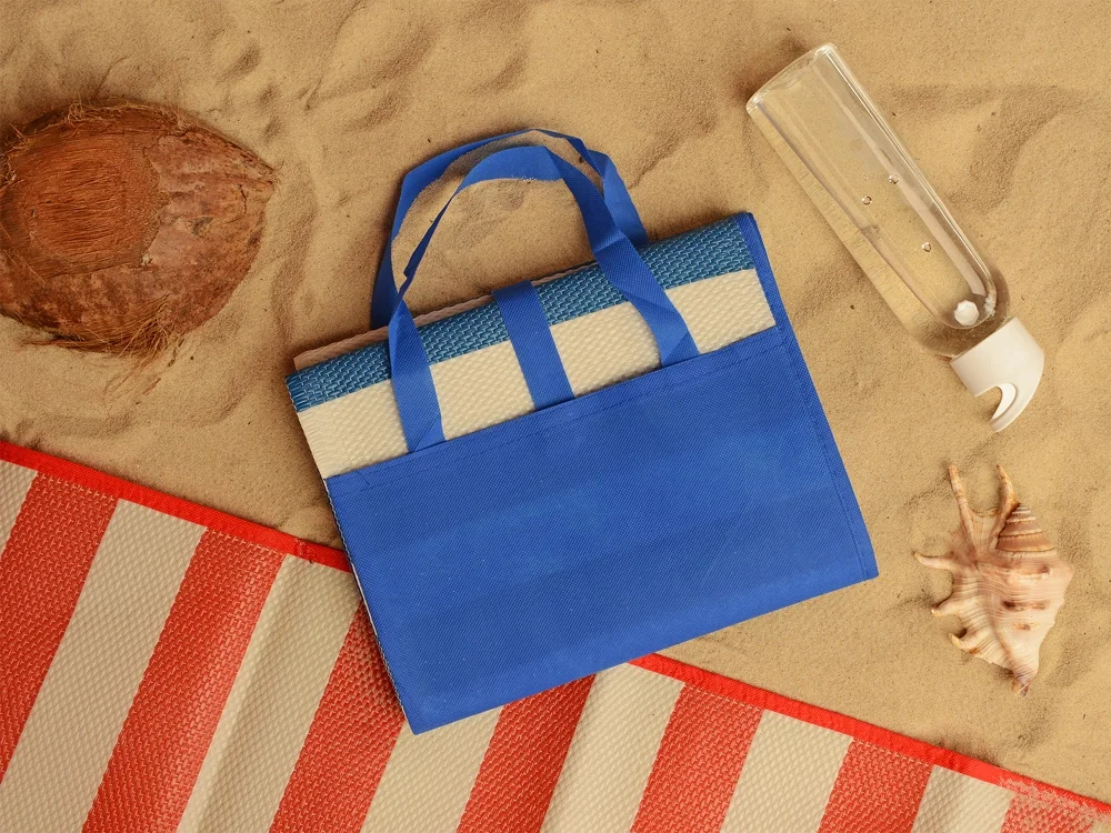 Циновка «Южный ветер», синий - фото 4