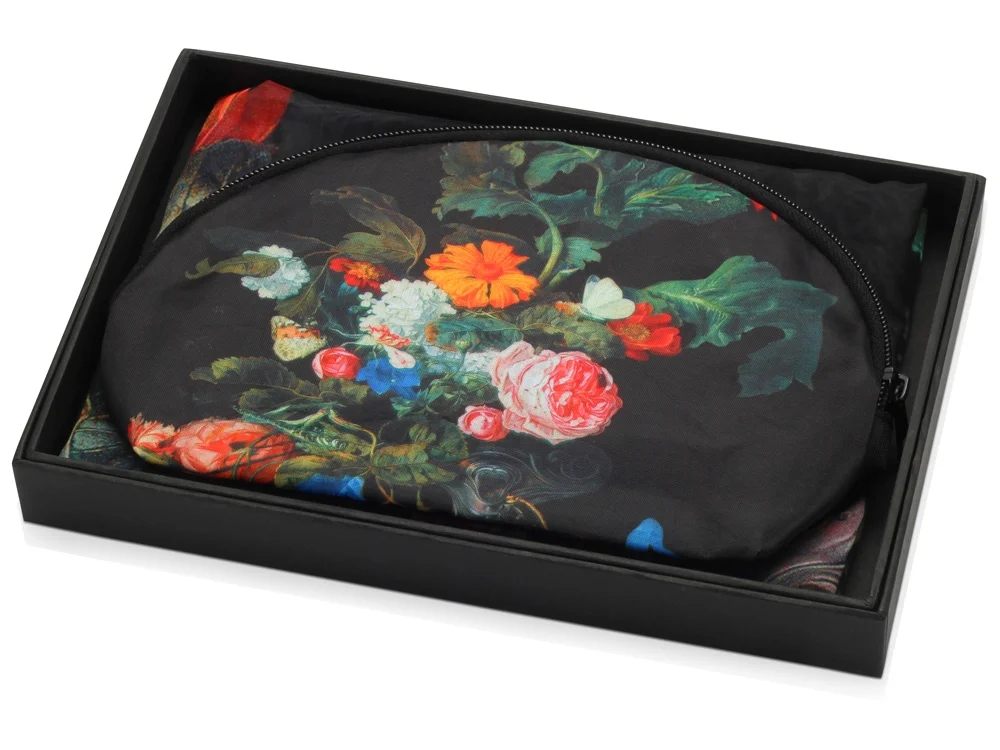 Подарочный набор Цветы черный/разноцветный - фото 3