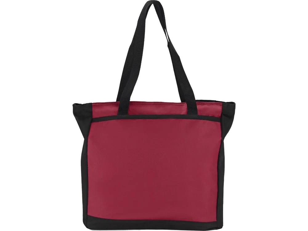 Сумка Трейси 100 г/м2 бордовый/черный - фото 2