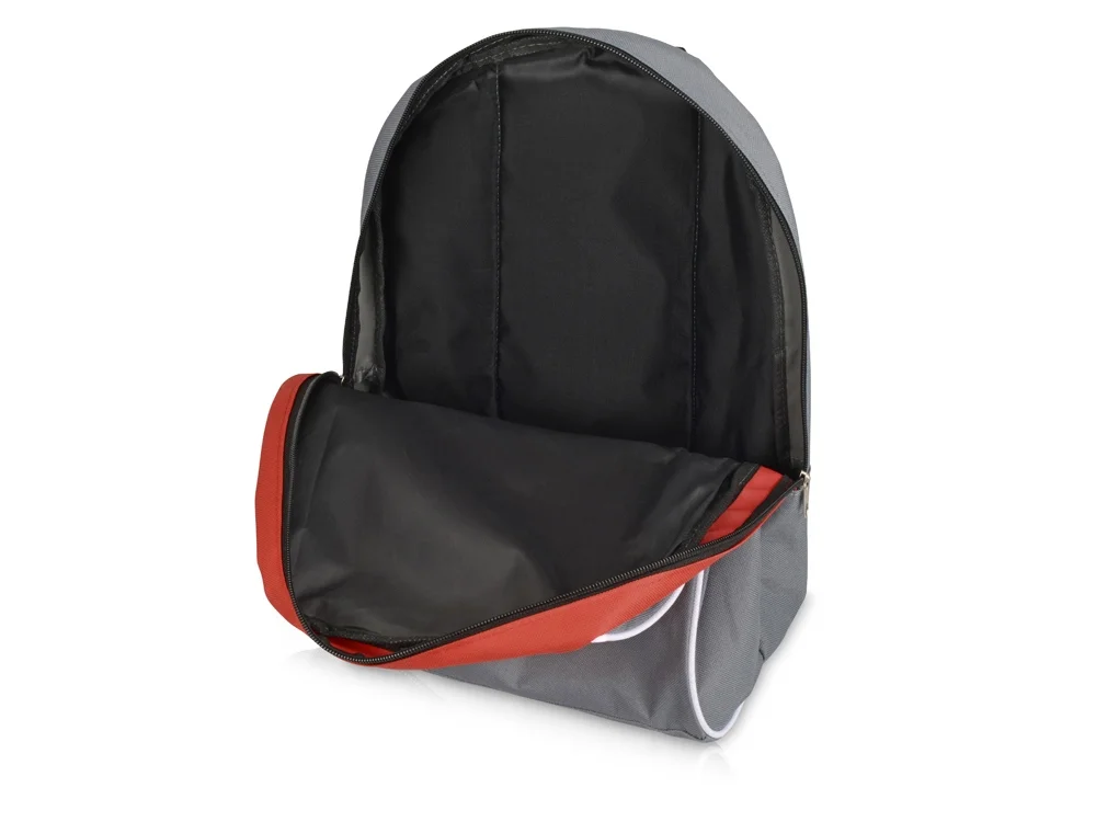 Рюкзак Джек серый/красный - фото 7