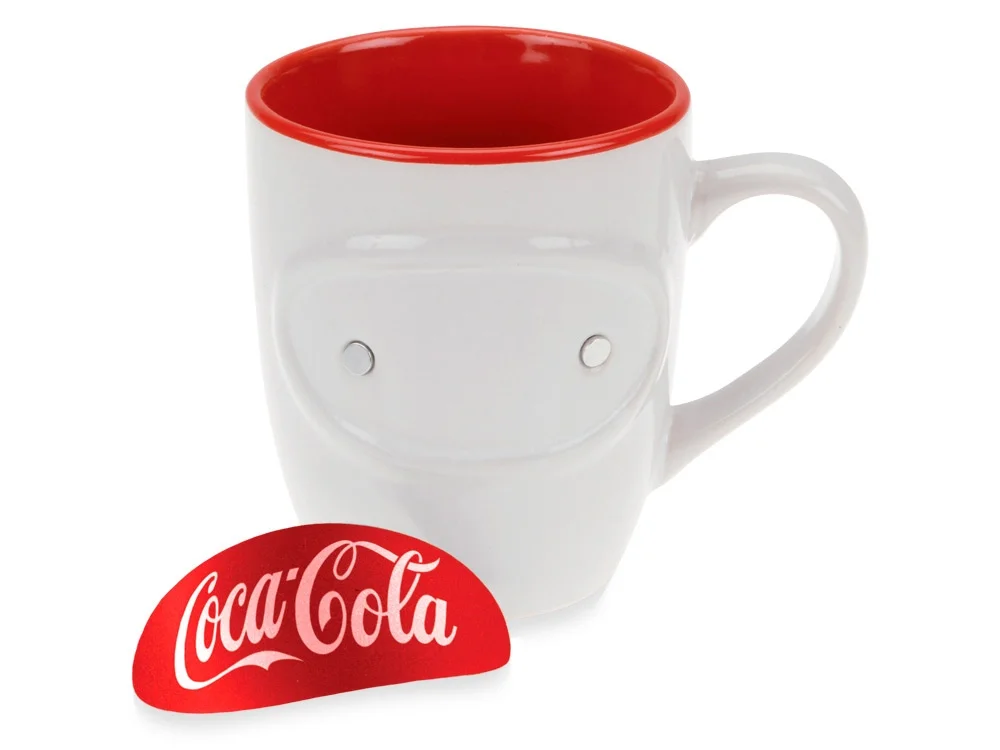 Кружка Пинт белый/красный 300 мл - фото 4