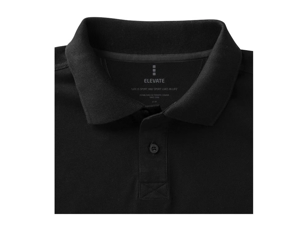 Рубашка поло Calgary мужская черный 3XL - фото 3