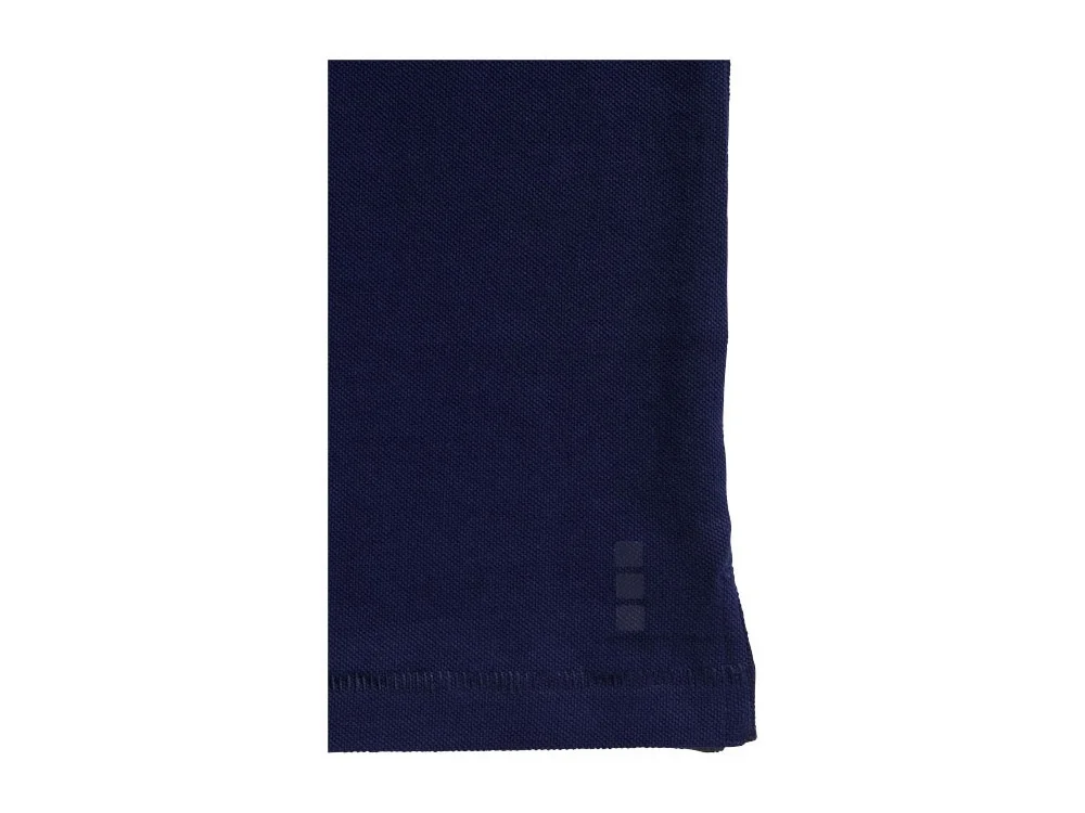Рубашка поло Oakville мужская с длинным рукавом темно-синий XS - фото 3