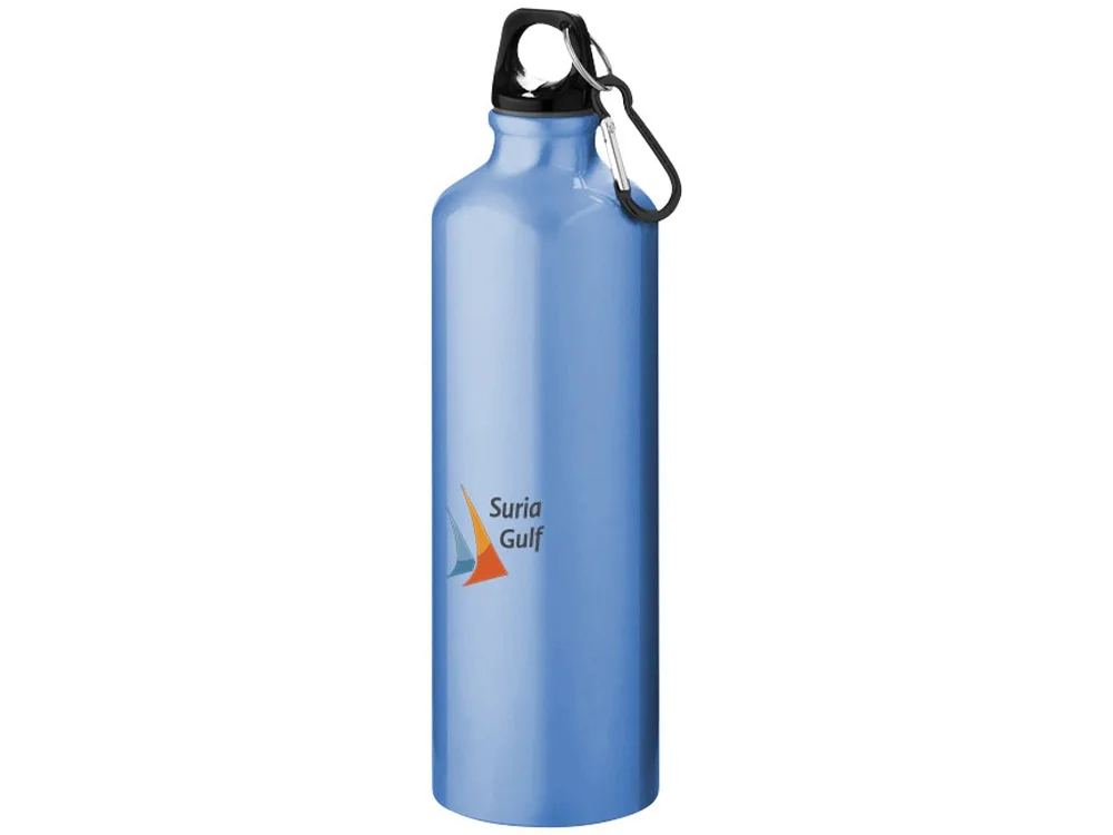 Алюминиевая бутылка Oregon с карабином светло-синий 770 мл - фото 4