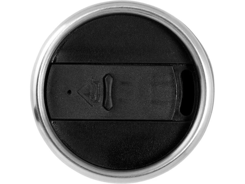 Термокружка Elwood 400 мл серебристый/черный - фото 4