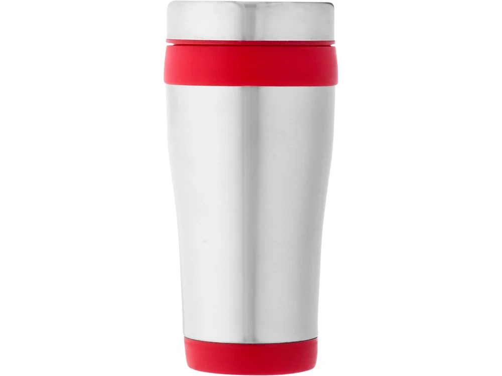 Термокружка Elwood 400 мл серебристый/красный - фото 2