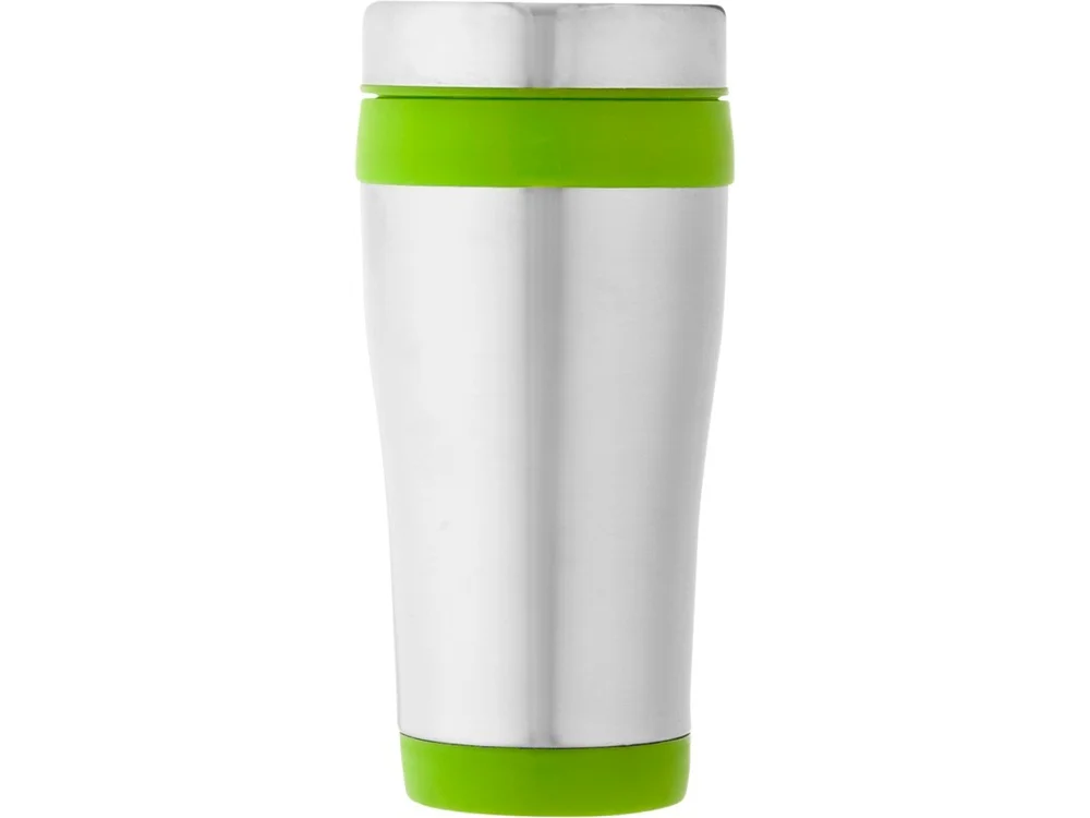 Термокружка Elwood 400 мл серебристый/лайм - фото 3