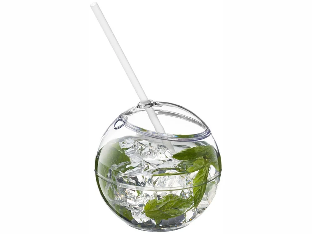 Емкость для питья «Fiesta» с трубочкой, прозрачный, 580 мл - фото 3