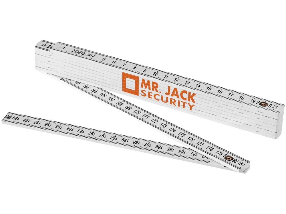 Складная линейка, 2м, белый, 2м - фото 4