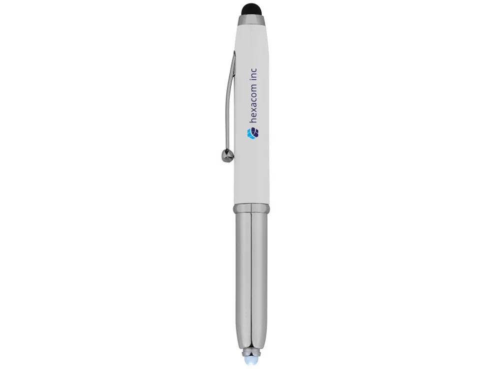 Ручка-стилус шариковая «Xenon», белый/серебристый - фото 7