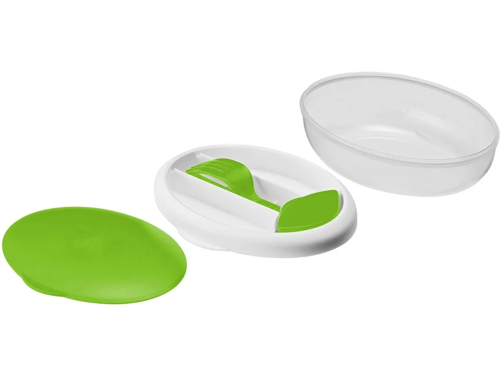 Контейнер для ланча «Maalbox», лайм/белый/прозрачный, 400 мл - фото 4