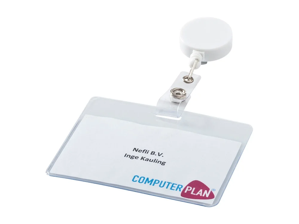 Держатель для бейджа или карты доступа Lech белый - фото 3