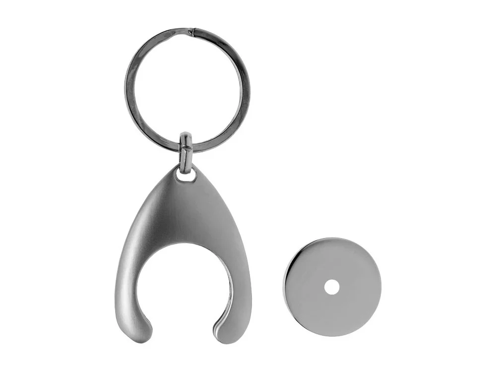 Брелок-монетница «Haig», серебристый - фото 3