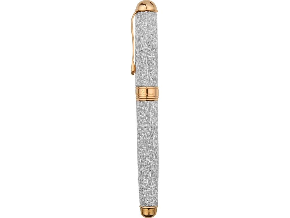 Ручка перьевая серебристый/золотистый - фото 3
