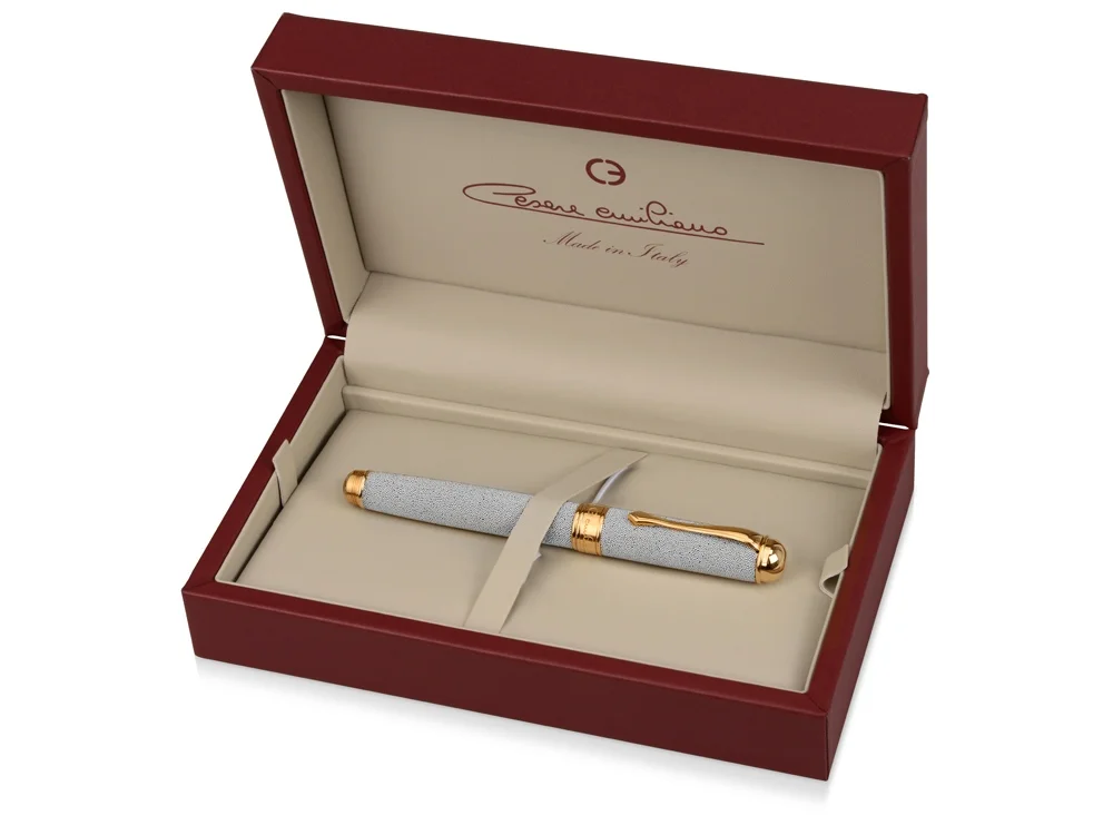 Ручка перьевая серебристый/золотистый - фото 5