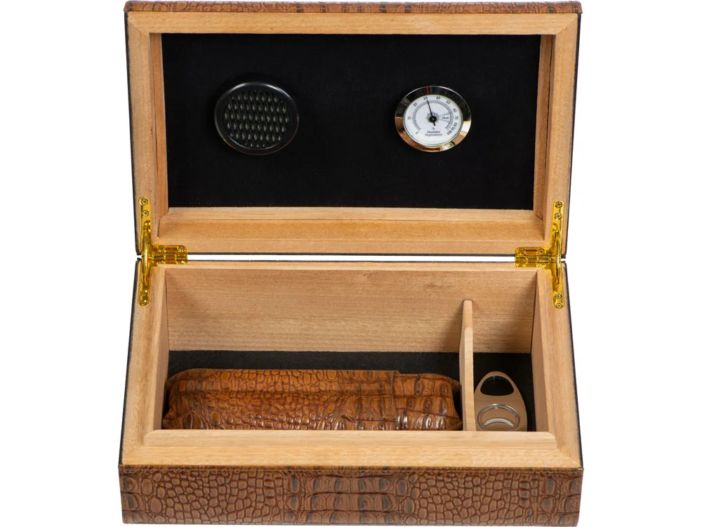 Хьюмидор с аксессуарами, коричневый - фото 2