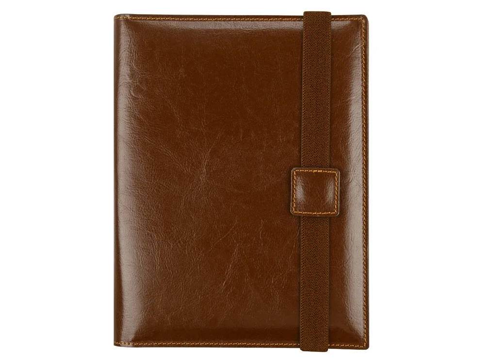 Папка-портфолио с блокнотом А5 коричневый - фото 3