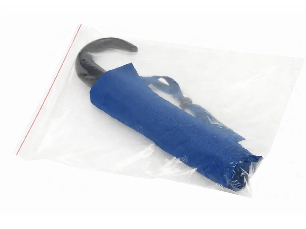 Зонт складной, синий - фото 10