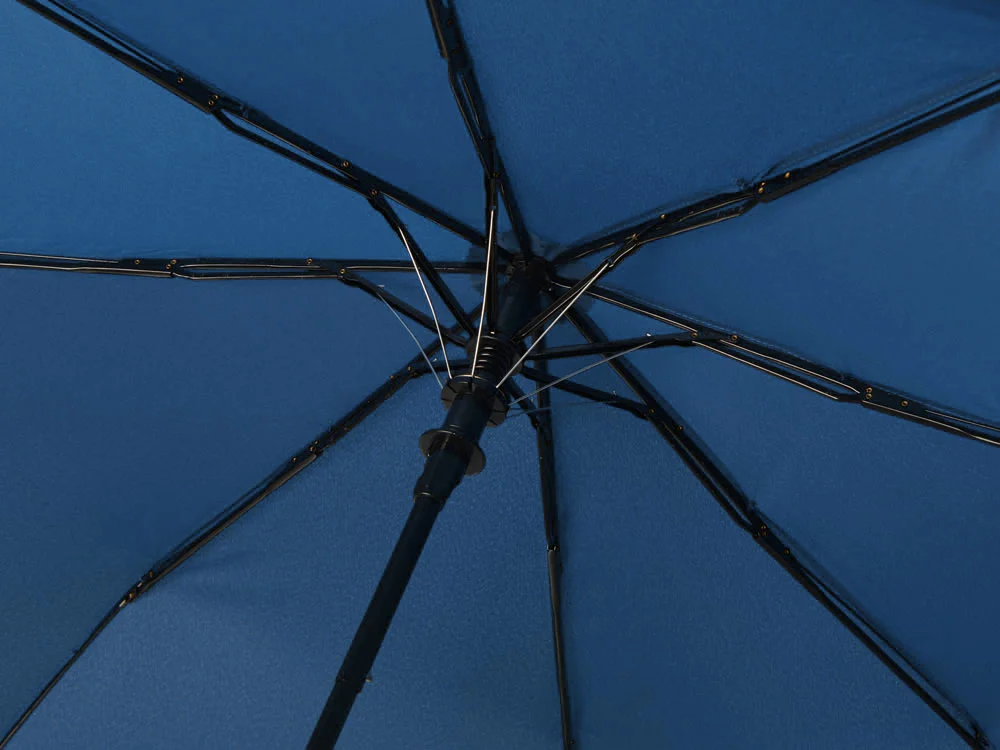 Зонт складной, синий - фото 3
