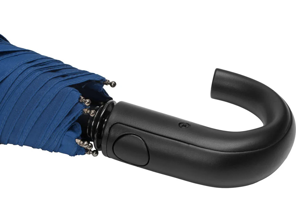 Зонт складной, синий - фото 7