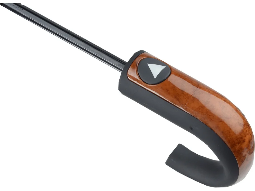 Зонт складной черный - фото 3