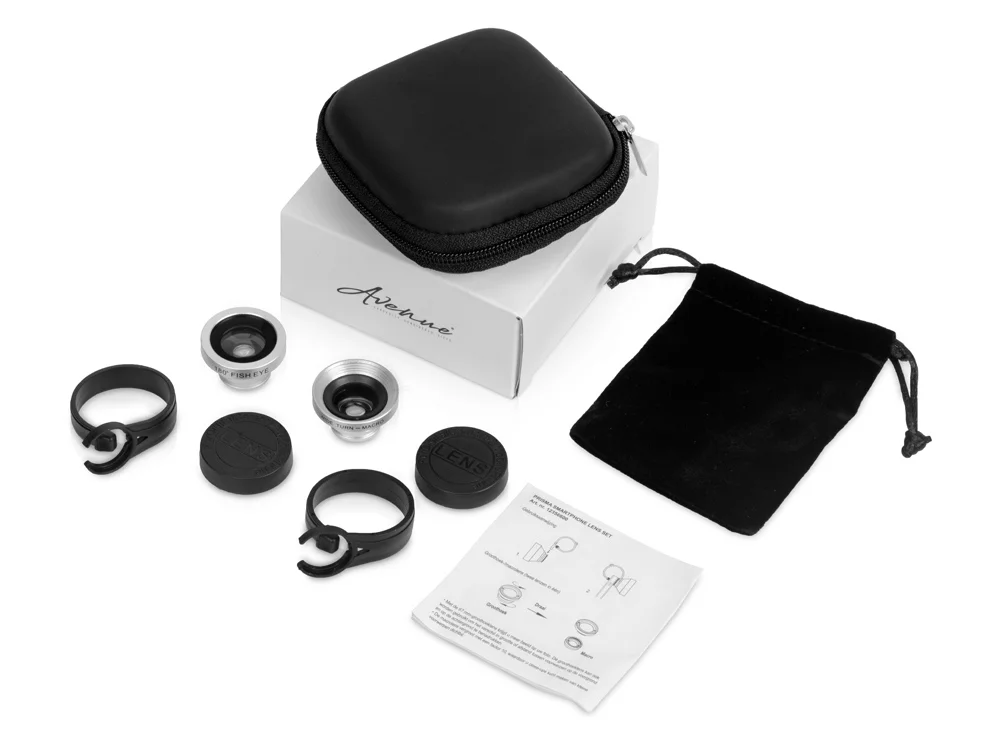 Набор линз для смартфона Prisma черный - фото 2