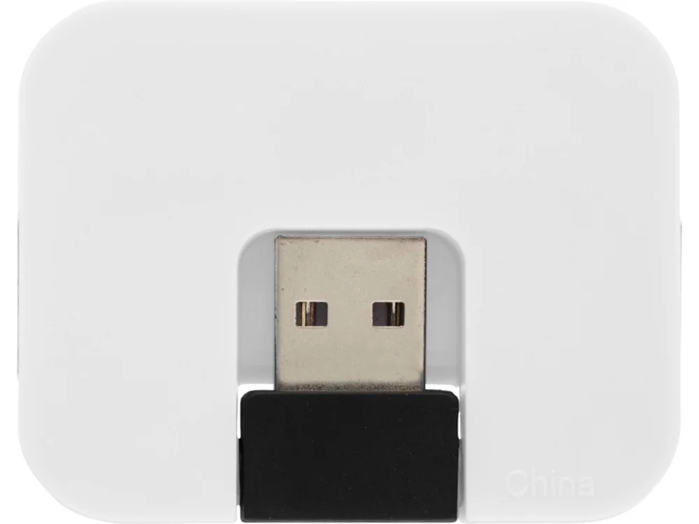 USB Hub Gaia на 4 порта белый - фото 2