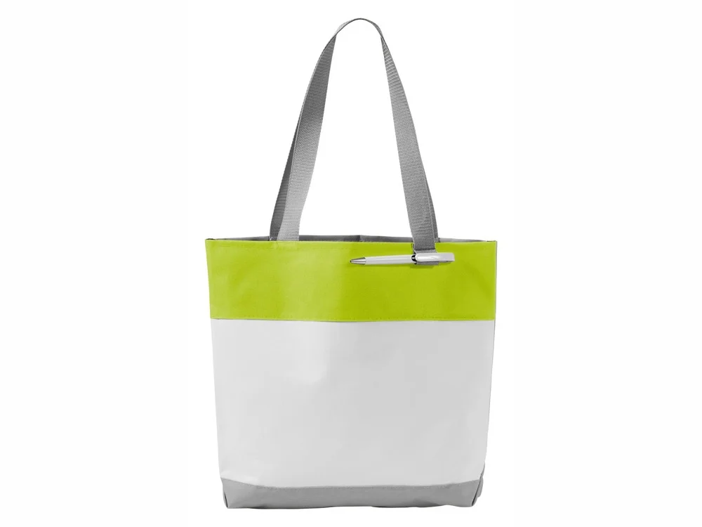 Сумка для конференций Bloomington лайм/белый/серый - фото 3