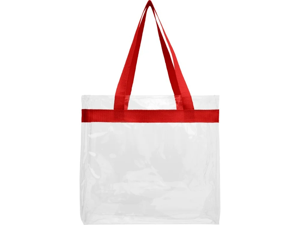 Сумка Hampton прозрачный/красный - фото 2