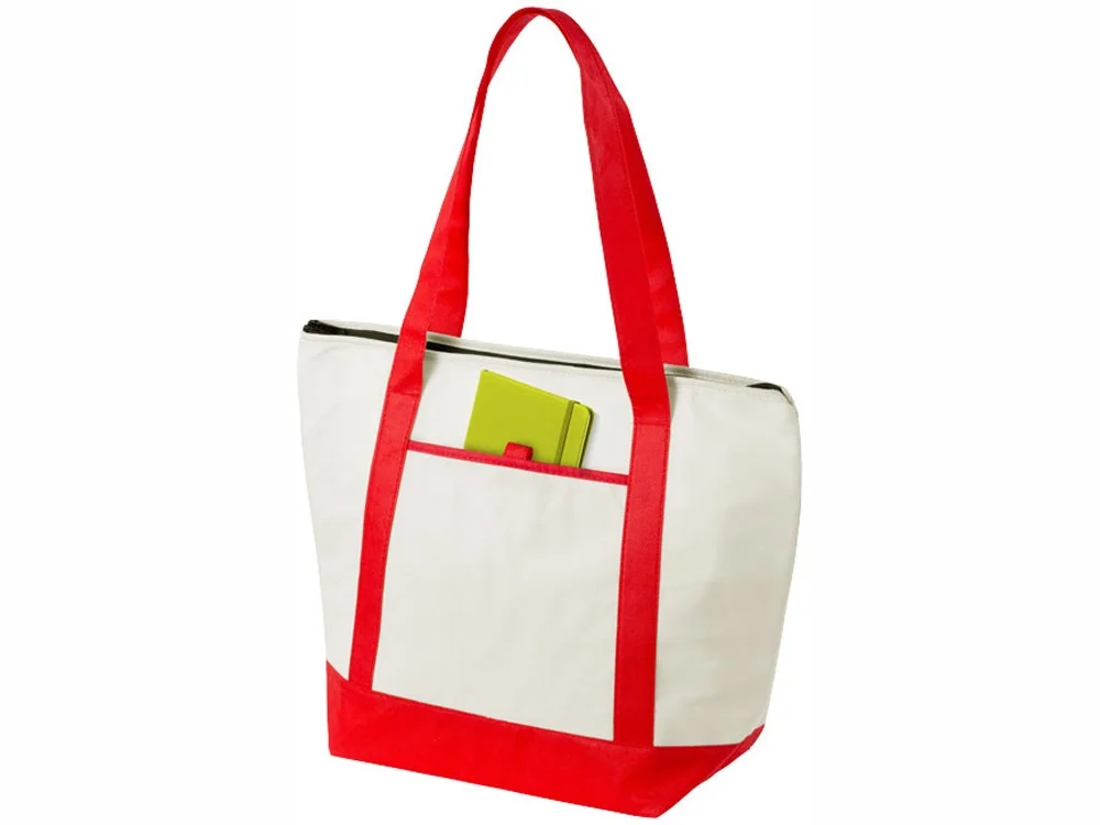 Сумка-холодильник Lighthouse натуральный/красный - фото 3