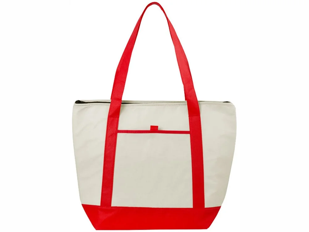 Сумка-холодильник Lighthouse натуральный/красный - фото 5