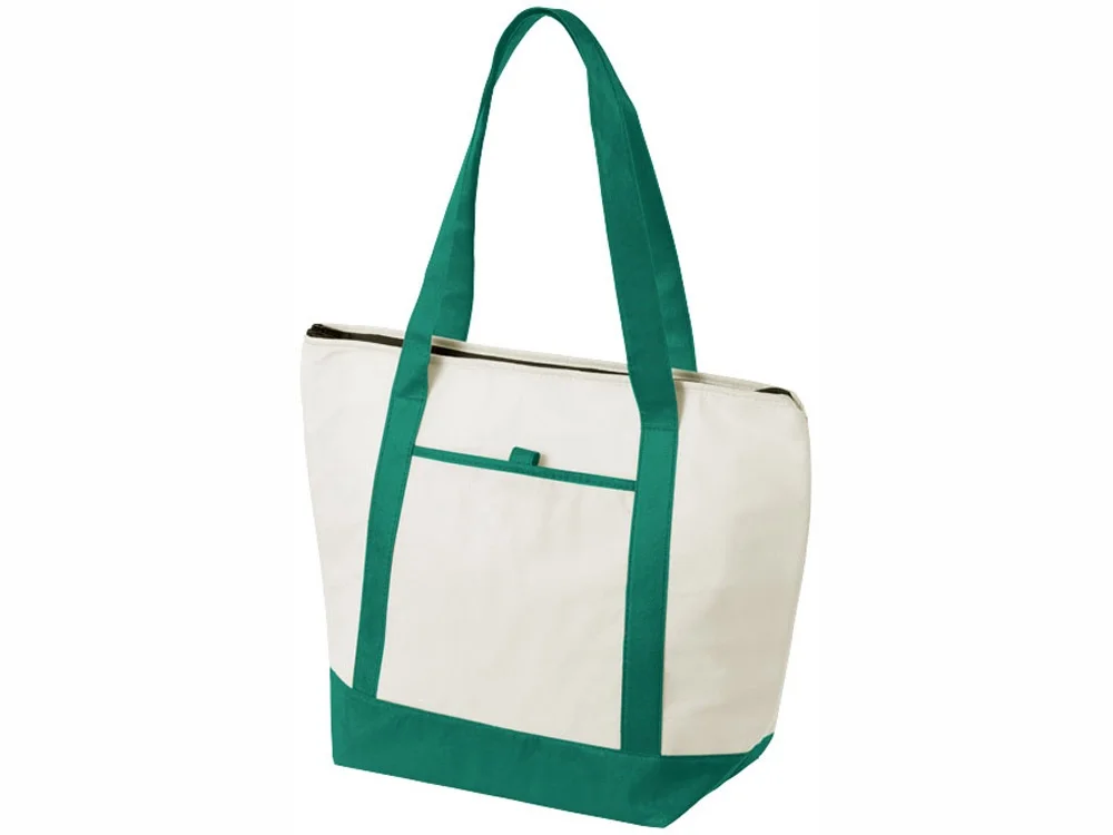 Сумка-холодильник Lighthouse натуральный/зеленый - фото 2