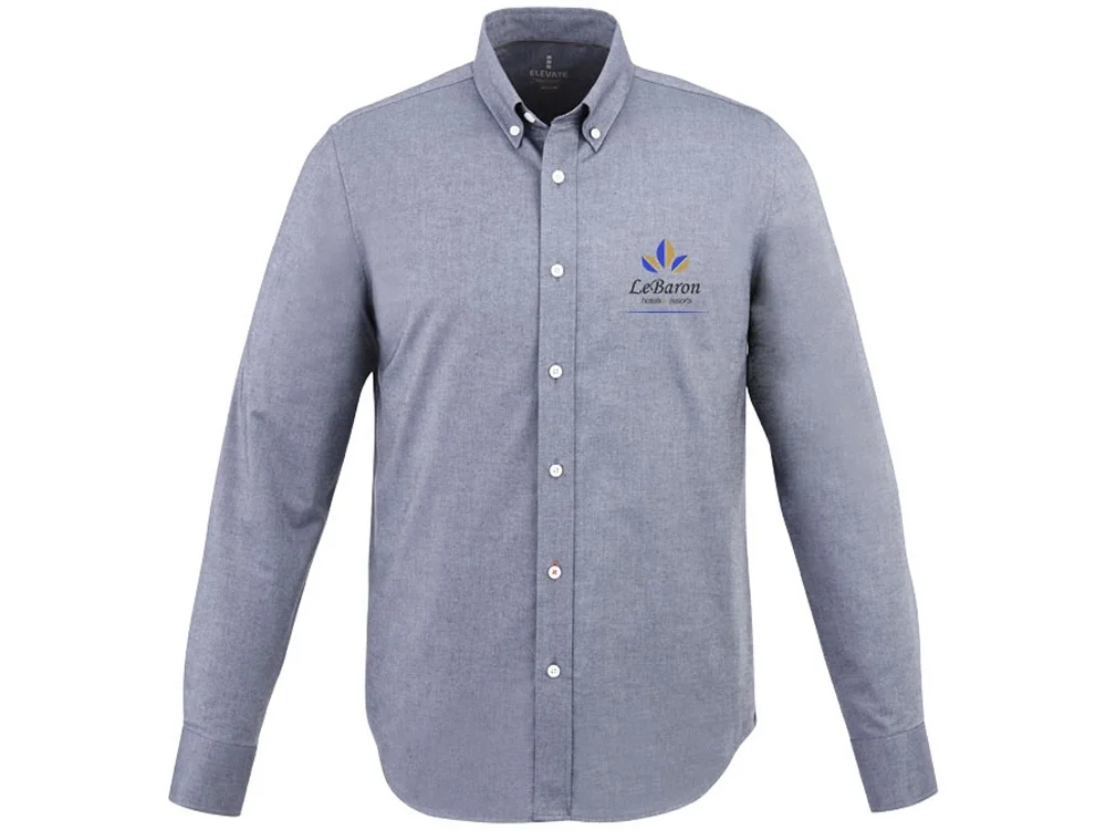 Рубашка "Vaillant" мужская, синий нэйви, S - фото 5