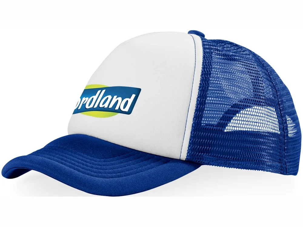 Бейсболка Trucker ярко-синий/белый - фото 4