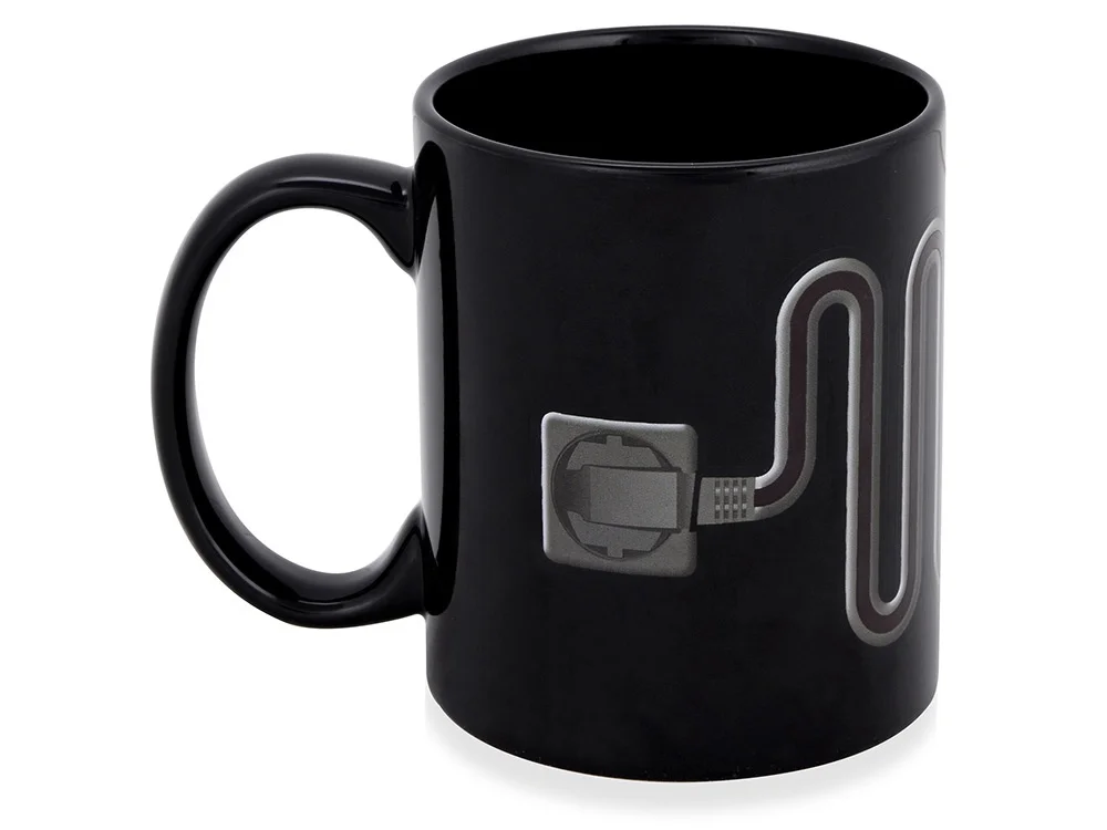 Кружка Лампочка черный/серый 320 мл - фото 4