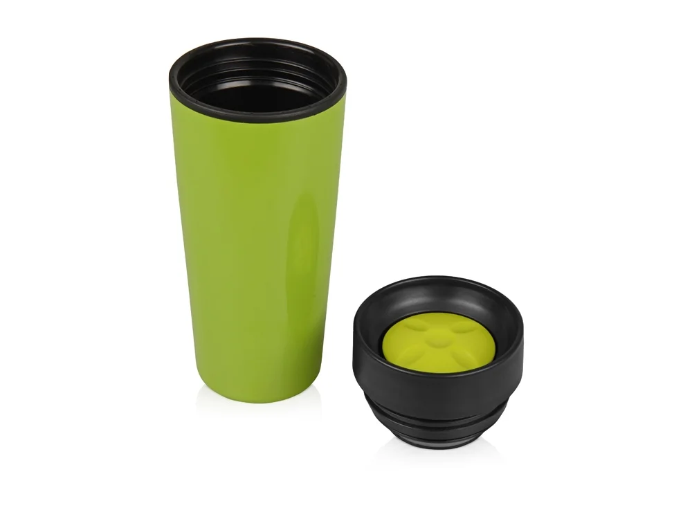 Термокружка Докос зеленый/черный 450 мл - фото 2