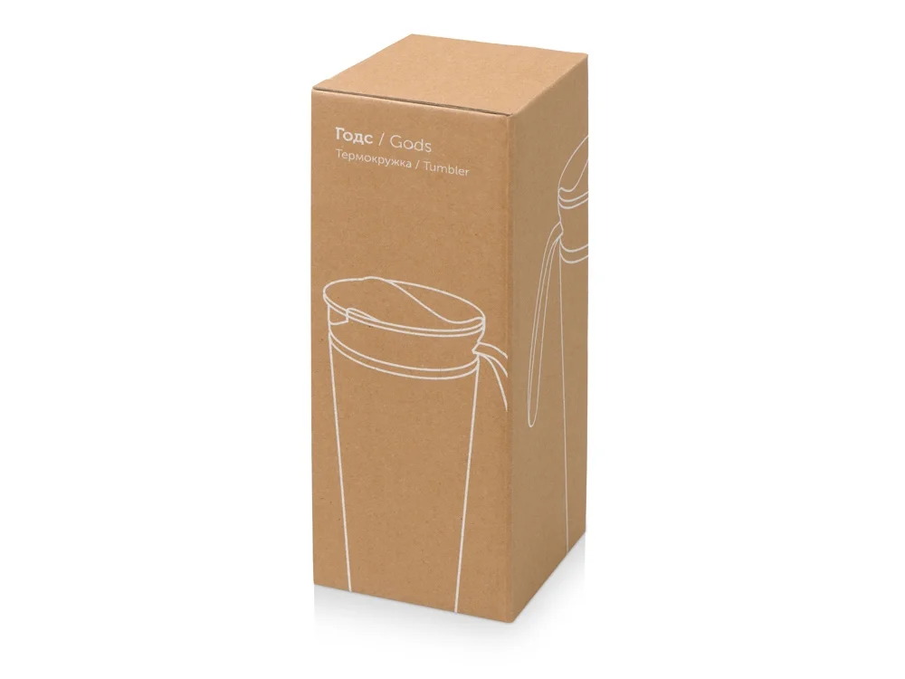 Термокружка «Годс» 470мл на присоске, желтый - фото 8