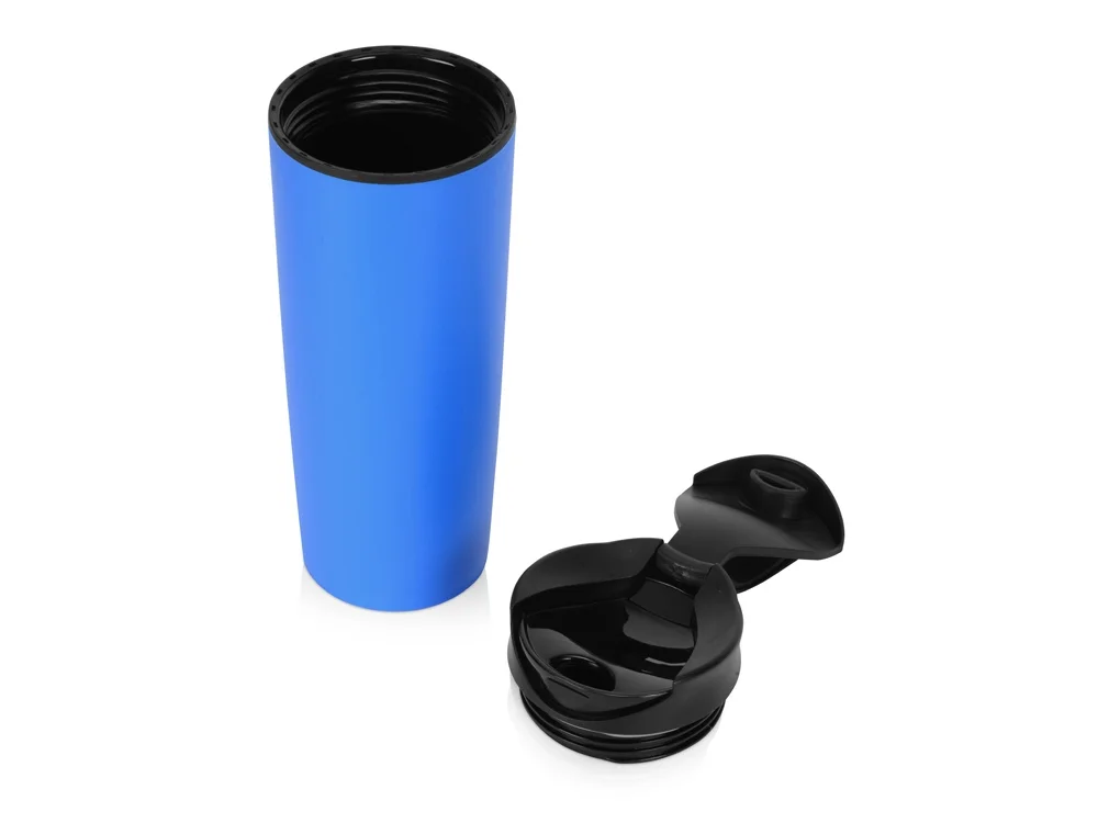 Термокружка Годс 470мл на присоске голубой - фото 3