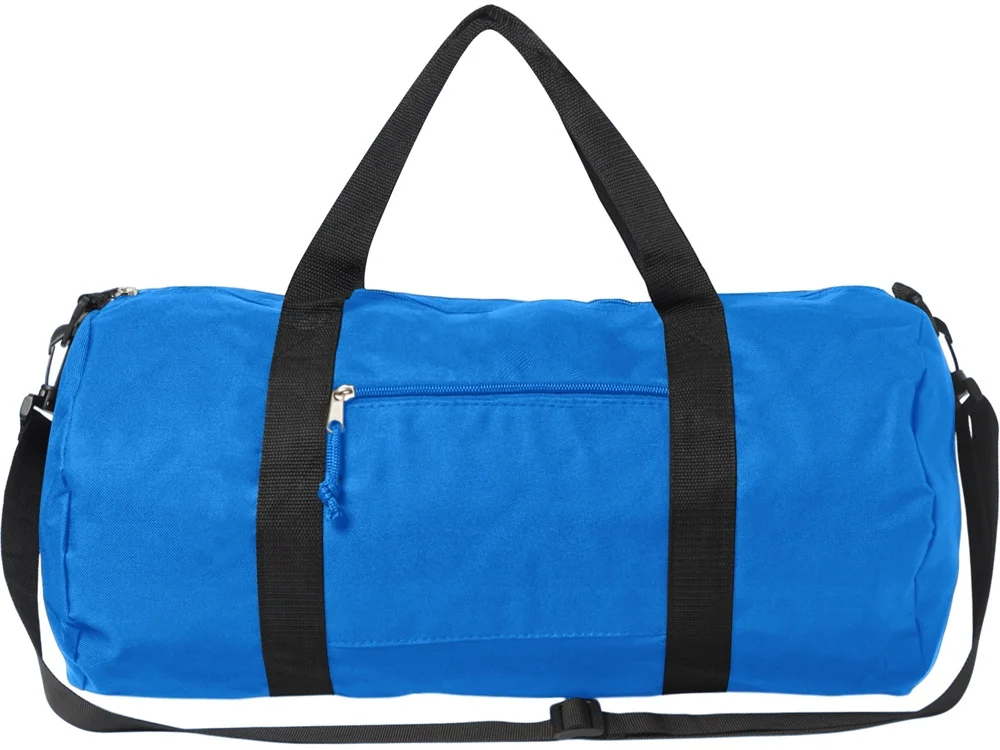 Сумка спортивная Айзек синий/черный - фото 2