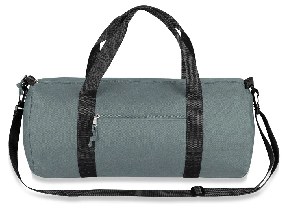 Сумка спортивная Айзек серый - фото 2
