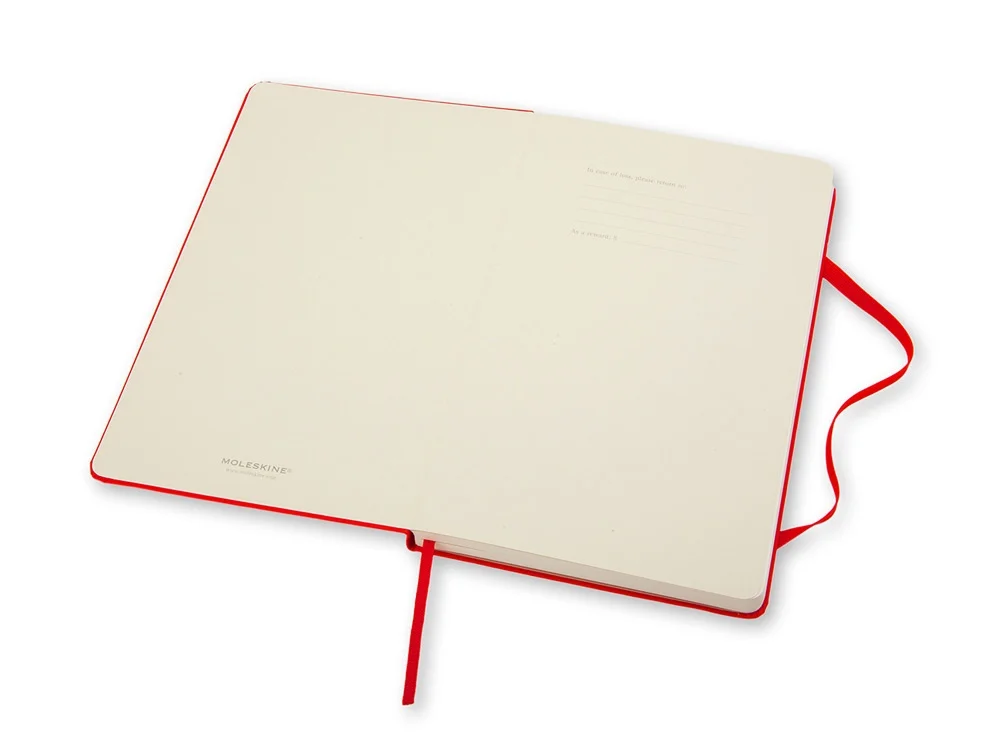 Записная книжка А5 Large Classic нелинованный красный A5 - фото 5