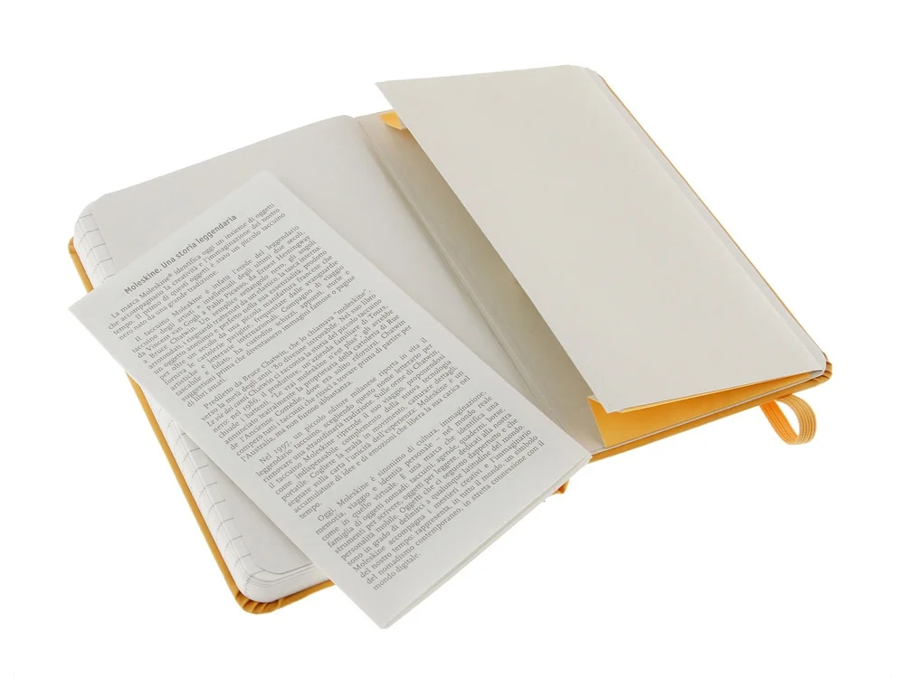 Записная книжка А6 Pocket Classic в линейку оранжевый A6 - фото 4