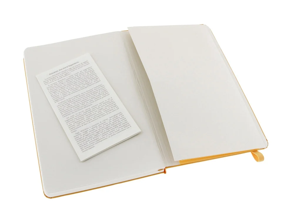 Записная книжка А5 Large Classic в линейку оранжевый A5 - фото 4