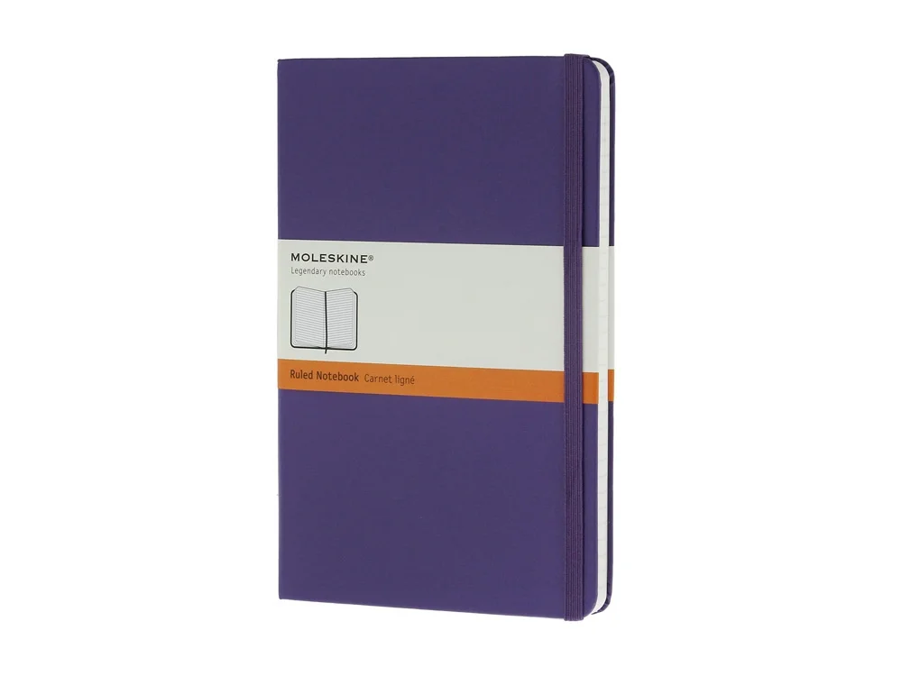 Записная книжка А5 Large Classic в линейку фиолетовый A5 - фото 1