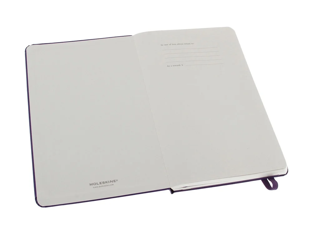 Записная книжка А5 Large Classic в линейку фиолетовый A5 - фото 2
