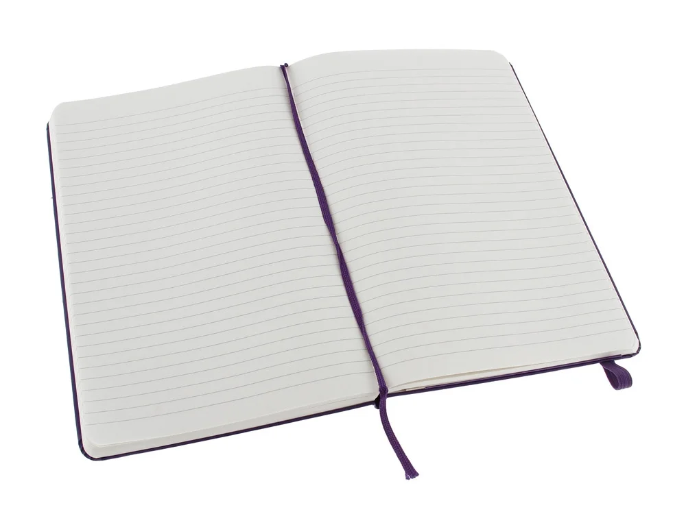 Записная книжка А5 Large Classic в линейку фиолетовый A5 - фото 3