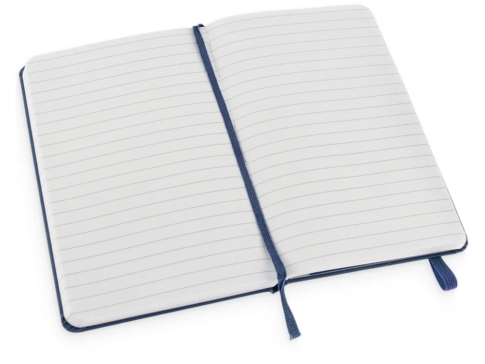 Записная книжка А6 (Pocket) Classic (в линейку), синий, A6 - фото 2